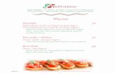 REV - Menu SereS 2017 Full - SereS Springs Resort & Spa ...Aria Menu.pdf · Insalata Caprese 75 (Capri, Amalfi - Campania ... Torta di Formaggio 80 (Dated ... Chocolate and 'Bell'Aria'