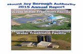 Mount Joy Borough Authoritymountjoypa.net/wp-content/uploads/Authority2015-Annual-Report.pdf · 3 The 2015 Annual Report will focus on projects that Mount Joy Borough Authority (MJBA)