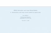 REML Estimation and Linear Mixed Models 4. Geostatistics ... · Geostatistics is concerned with the analysis of data observed at several spatial locations, particularly with respect