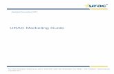 URAC Marketing Guide · USING THE URAC MARKETING GUIDE ... Changing the pixel size is not permitted. ... Twitter, Facebook, LinkedIn, ...