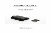 ECUMASTER DL1 logger module allows to save data stream on SDHC card using serial communication, designed to work with EMU and EMU BLACK using serial communication. All channels available