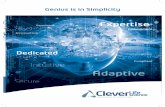 Genius is in Simplicity - Alsace BioValley · Designed for the Rise of the e-Patient Clever Life Sciences Genius SaaS Clinical Solutions Line