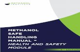 HEALTH AND methanol safe - Home - METHANOL … · 2017-12-23 · uses of methanol may become more common in the future. ... half-life of methanol elimination in expired air after