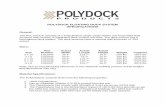 POLYDOCK FLOATING DOCK SYSTEM …polydockproducts.com/wp-content/uploads/2016/11/polydock...POLYDOCK FLOATING DOCK SYSTEM SPECIFICATIONS General: The POLYDOCK consists of a Polyethylene