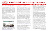 Enfield Society News · Enfield Society News ... the project off. ... The Enfield Town Conservation Area Study group held a meeting supported by