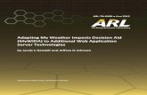 Adapting My Weather Impacts Decision Aid (MyWIDA) to ... · ARL-TN-0688 AUG 2015 . US Army Research Laboratory . Adapting My Weather Impacts Decision Aid (MyWIDA) to Additional Web