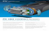 CREO ESSENTIALS PACKAG ES - Design & Manufacture€¦ · PTC ® CREO ® ESSENTIALS PACKAG ES ... ISO and JIS R Automate the ... J4082-PTC-Creo-Essentials-Packages-0814 Piping & Cabling