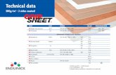 GB FICHE GRIP SHEET, page 1 @ Preflight€¦ · Technical data 300g/m2 - 2 sides coated TEST UNIT NORM VALUE SPECIFICATIONS Weight final product g/m2 NF EN ISO 536, 1996 332 322 -