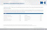 NZI Business Interruption Policy Wording · BUSINESS INTERRUPTION POLICY Business Interruption Policy CSP0508 page 1 of 19 Contents Print Previous View Exit Introduction to this policy
