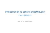 INTRODUCTION TO GENETIC EPIDEMIOLOGY (1012GENEP1…kvansteen/GeneticEpi-UA/Class2... · 2013-03-20 · INTRODUCTION TO GENETIC EPIDEMIOLOGY (1012GENEP1) ... K Van Steen 9 Theoretical