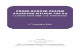 CROSS-BORDER ONLINE SHOPPING WITHIN THE EUanec.eu/attachments/ANEC-RT-2015-SERV-005.pdf · Cross-border online shopping - purchasing goods and services from internet retailers in