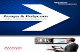Avaya & Polycomuk.westcon.com/documents/43420/Avaya%20&%20Polycom%20Video... · Avaya’s 10x0 series of endpoints can be deployed and integrated into an Avaya Aura solution with