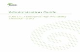 Administration Guide - SUSE Linux Enterprise High ... · SUSE Linux Enterprise High Availability Extension 12 ... Linux Enterprise High Availability Extension. ... Troubleshooting