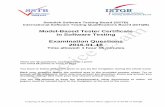 Model-Based Tester Certificate in Software Testing · Copying of this paper is expressly forbidden without direct approval of SSTB or ISTQB Swedish Software Testing Board (SSTB) International