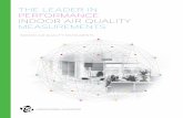 THE LEADER IN PERFORMANCE INDOOR AIR … should be taken at air diffusers. Aerosols and Gases Inhalation of aerosols (dust, particles) or gases can challenge the body’s natural defenses