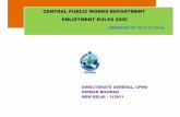 CENTRAL PUBLIC WORKS DEPARTMENT ENLISTMENT RULES …cpwdcontractor.nic.in/Circulars/EnlistmentRules2014-07.pdf · CENTRAL PUBLIC WORKS DEPARTMENT ENLISTMENT RULES 2005 ... the contractors