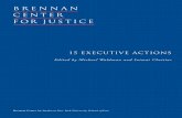 15 Executive Actions - Brennan Center for Justice | Melillo, Carson Whitelemons, Syed Zaidi, Lucy Zhou, Jessica Eaglin, Lauren-Brooke Eisen, Julia Bowling, Thereza Osias, Victoria