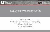 Deploying (community) codes - University of Oklahoma€¦ · Deploying (community) codes. ... – Simulation programs (NAMD, NWChem, WRF, OpenFoam) ... – Network interface selected