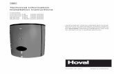 Technical information Installation instructions - Hoval… · Installation instructions. 2 4 210 803 / 00 ... 1 Biral loading pump = The catalogue paragraph „Gas-fired boilers“