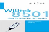 Willtek 8501 GSM Air Interface Test Module This Guide Conventions viii 8501 GSM Air Interface Test Module Conventions This guide uses naming conventions and symbols, as described in