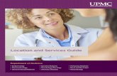 Location and Services Guide - dept-med.pitt.edu€¢ Pulmonary Medicine • Renal and Electrolyte • Rheumatology Department of Medicine Location and Services Guide July 2016 Edition.