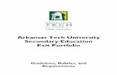 Arkansas Tech University Secondary Education Exit Portfolio Exit Portfolio.pdf · Arkansas Tech University Secondary Education Exit Portfolio ... reflection. Choose a format that
