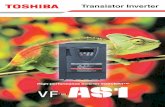 Transistor Inverter - Toshiba Brochure.pdf · Built-in transistor for dynamic braking ... Speed [min-1] 200 100 0-100-200-300 200 400 600 800 1000 1200 1400 1600 1800 2000 2200 2400