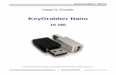 Hardware Keylogger User Guide - KeyGrabber Nano - Keelog · The KeyGrabber Nano is an advanced USB hardware keylogger with a huge 16 MB internal flash disk, organized as a file system.