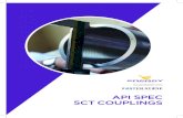 API SPEC 5CT COUPLINGS - fosterstone.com · All coupling stock suppliers to EOT must have API SPEC 5CT 9th edition and ISO 9001- 2000 licenses. ... Phosphating specs per ASTM B767-88.