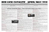 Red Lick catalite April 2018 Lick Catalite - April-May 2018... · ACE CD £11. 95 CDTOP1524 Various: Baby I've Got It! More Motown Girls. Third volume in an enjoyable series (after