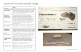 Sample Rubric: IDS Furniture Design GRADING …faculty.academyart.edu/.../rubrics/SampleRubricFurnitureDesign.pdf · ergonomic and surface qualities. Good understanding of manufacturing