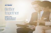 Better together - KPMG | US · KPMG GRC Advisory Services for MetricStream implementations 3. Better together – Excellence for our clients. GRC frameworks, strategies, and technology