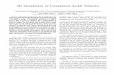 3D Simulation of Unmanned Aerial Vehicles - CEUR …ceur-ws.org/Vol-1867/w2.pdf · simulator, UAV models and all the UAV stabilization and navigation algorithms are ready to use,
