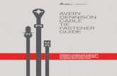 AVERY DENNISON CABLE TIE FASTENER GUIDEpfs.averydennison.com/content/dam/averydennison/rbis/global... · AVERY DENNISON CABLE TIE FASTENER ... Secur-A-Tie 13 ... hazardous substances