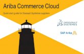 Ariba Commerce Cloud - Dassault Systèmes®€¦ · First time invitation to respond to a Dassault Systèmes Sourcing Event (You don’t have an Ariba Commerce Cloud account) Back
