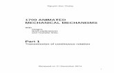 1700 ANIMATED MECHANICAL MECHANISMSintermech.group/dokuwiki/lib/exe/fetch.php?media=education:... · Oldham coupling 1 ... The main disadvantage of this mechanism is its dynamic unbalance.