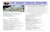 St. Peter Claver Parish - Liturgical Publications · St. Peter Claver Parish ... Constitution and legislation to make clear that the Fourteenth ... Youth Choir, 3:30pm