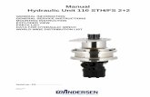 Manual Hydraulic Unit 110 STH/FS 2+2 - ANDERSEN … · Manual Hydraulic Unit 110 STH/FS 2+2 ... Hydraulic Unit 110 STH/FS 2+2 Winch type 110ST FS Hydraulic unit type 2+2 Hydraulic