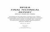 FINAL TECHNICAL REPORT - National Energy … library/research/oil-gas/deepwater... · RPSEA FINAL TECHNICAL REPORT 09121-3500-01.FINAL Intelligent Production System for Ultra-Deepwater