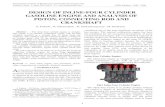 DESIGN OF INLINE-FOUR CYLINDER GASOLINE ENGINE …aetsjournal.com/.../Design-Of-Inline-four-Cylinder-Gasoline-Engine.pdf · DESIGN OF INLINE-FOUR CYLINDER GASOLINE ENGINE ... gas