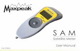 Satellite Meter User Manual - perfect-10.tv. Update firmware and download settings: Firmware update • Make sure to be logged in at the maxpeak website and that the instrument is