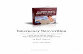 Emergency Copywriting · Introduction Thank you for investing in Emergency Copywriting. It's appreciated. There are two reasons I wrote this book. First, I wanted to give you ...