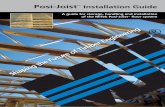 Posi-Joist Installation Guide - Harmony Timber Solutionsharmonytimber.co.uk/wp-content/uploads/2015/07/15-01-Posi... · Posi-Joist ™ Installation ... Top Chord restraint fixed between