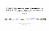 CSEC Final 2011 Election Report - WordPress.com · CSEC – ‘ZAMBIA’S 2011 TRIPARTITE ELECTIONS REPORT’ 1 FOREWORD Civil society in Zambia has a long history of contributing