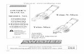 OWNER’S MANUAL Trim-N-Mow - Northern Tool · OWNER’S MANUAL 1602 CORPORATE DRIVE, ... understand and follow all instructions in the manual and on the trimmer ... • Trimmer •