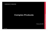 Complex Products m - Morrison & Foerster · Structured products include equity-linked notes and credit-linked notes ... A firm sells complex products created by affiliates