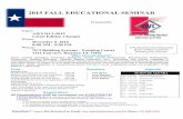 2015 FALL EDUCATIONAL SEMINAR - AWS Section D1.1:2015 Latest Edition Changes ... 5:00 PM Question/Answers and Close ... 2015 FALL EDUCATIONAL SEMINAR 1 Pager Rev1.docx