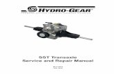 SST Transaxle Service and Repair Manual - BIBUS … buildup around transaxle Clean off debris, Page 8 Oil level low or contaminated oil Fill to proper level or change oil, Page 8 &
