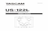 US-122L Owner's Manual - Tascam Europe€¢ Cubase LE4 Quick Start Guide. 6 TASCAM US-122L 1 – Introduction Conventions used in this manual The following conventions are used in