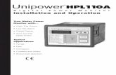 Digital Power Monitor Installation and Operation - WEN Tec · Digital Power Monitor Installation and Operation True ... comprise two independent and programmable ... the HPL110A is